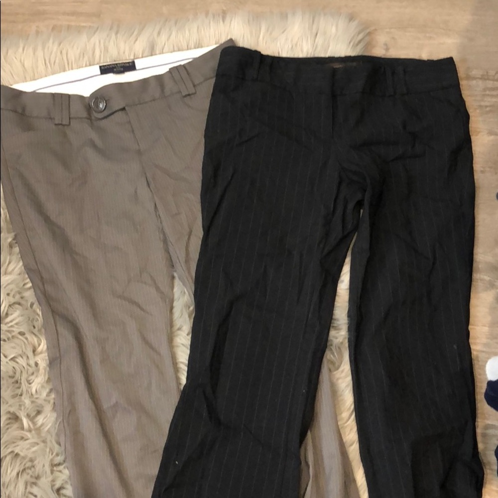Banana republic & Limited pin striped dress pants